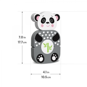 PANDA ȘI PRIETENII SAI, JUCARIE LEMN - Img 4