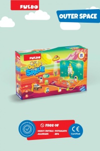 PUZZLE DIN SPUMA EVA, SPATIUL COSMIC, 25 PIESE, PUEDO - Img 2