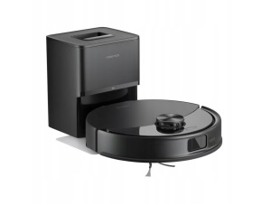 Robot de aspirare Roborock Q10 PF+, aspirator si mop cu statie de golire automata, 10.000 Pa, baterie 5.200 mAh, autonomie 180 min, navigatie AI, recipient praf 2.7L, Liftable Mop, Suport Alexa si Google Home, negru - Img 3