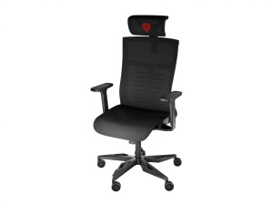 Scaun gaming Genesis ASTAT 700 G2, material textil, reglabil pe inaltime, greutate maxima suportata 120 kg, inaltime scaun reglabil 44.5- 51.5 cm, tesatura Mesh PureFlow™ Plus, tetiera si cotiere ajustabile 3D, negru - Img 2