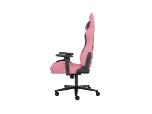 Scaun gaming Genesis Nitro 720, piele ecologica, reglabil pe inaltime, suporta pana la 150 kg, inaltime reglabila 46.5 - 53.5 cm, spatar ajustabil 135°, dimensiuni roti 60mm, negru/roz - Img 11