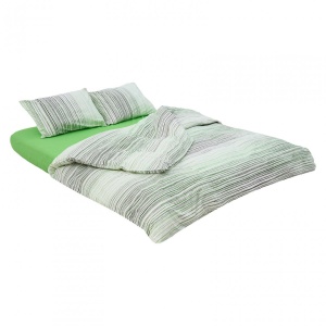 Set de pat,cearceaf cu elastic180x200,Mils - Img 5