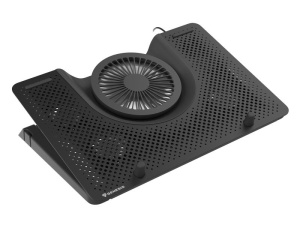 Stand/Cooler notebook Genesis Oxid 550, pana la 17 inch, 5 ventilatoare, Negru