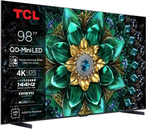 Televizor TCL QD-MiniLED 98Q6C, 248 cm, Smart Google TV, 4K Ultra HD, 144Hz, Onkyo - Img 3