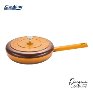 TIGAIE ALUMINIU TURNAT + CAPAC 26x5CM, NICOLAI TAND, ORIGINI, COOKING BY HEINNER