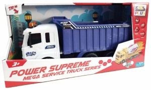 VEHICULE CU LUMINI, SUNETE SI FRICTIUNE, SCARA 1/6, BASCULANTA MOV - Img 2