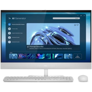 All-in-One Consumer Dell Pro 27 EC27260 AIO cu procesor Intel Core Ultra 7 355 pana la 4.0 GHz, 27 inch, FHD, 16 GB, Intel Graphics, Windows 11 Pro, White, 3 ani Garantie