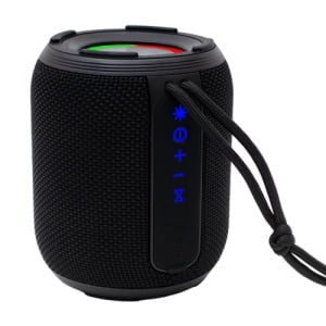 Boxa Spacer portabila bluetooth, YOUPI-BK, RMS: 6W, RGB, acumulator 1800mAh, timp de functionare pana la 5 ore, pana la 10m, AUX, FM radio, microSD, incarcare USB Type-C, IPX5, BLACK