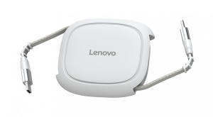 Cablu Lenovo 240W USB-C Retractable; Greutate: 0.07kg; Dimensiuni: 120 mm x 100 mm x 30 mm; Culoare: Alb; Garantie: 1 an - Img 3