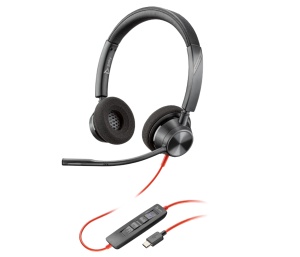 Casti Head-band HP Blackwire 3320, Cu fir, Negru