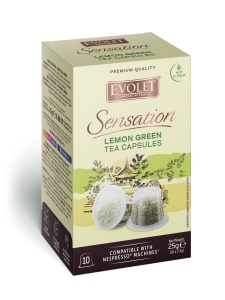 Ceai Evolet Sensation Green Tea Lemon 10 capsule x 2.5g