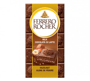 Ciocolata cu lapte Ferrero Rocher 90 g