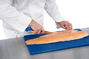 CUTIT DEZOSAT PROFESIONAL 18CM, ALBASTRU, CHEF LINE, COOKING BY HEINNER - Img 4