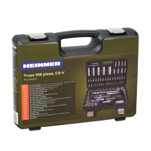 HEINNER TRUSA 108 PIESE 1/4"&1/2" CR-V - Img 3