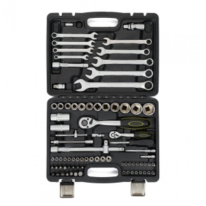 HR TRUSA 82 PIESE 1/4"&1/2" CR-V
