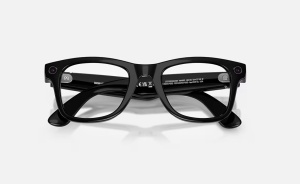 ORW4012 META WAYFARER High Bridge Fit - Shiny Black - Graphite Green Transitions® Gen 2 - Img 4