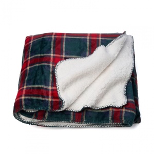 Patura Blanita Carouri Rosu 160x200 cm