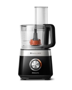 Robot de bucatarie PHILIPS Viva Collection HR7530/10, vas 2.1l, blender 1.5l, 850W, 2 trepte viteza, Negru - Img 2