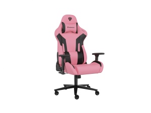 Scaun gaming Genesis Nitro 720, piele ecologica, reglabil pe inaltime, suporta pana la 150 kg, inaltime reglabila 46.5 - 53.5 cm, spatar ajustabil 135°, dimensiuni roti 60mm, negru/roz - Img 8