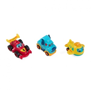 SET 3 VEHICULE ACTIONATE PRIN INERTIE, DIVERSE MODELE SI CULORI, MOMKI - Img 8
