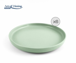 SET 6 FARFURII DESERT CERAMICA 20 CM, YVONNE, ART OF DINING BY HEINNER