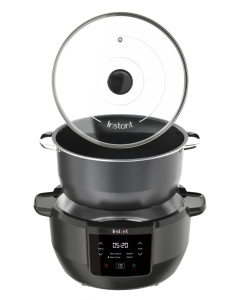 Slow Cooker Instant Pot, 800W, Capacitate 7.1L, Keep Warm, 4 in 1, control digital, Negru - Img 4