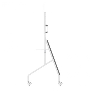 Stand mobil de podea Neomounts 55"-86" 76kg VESA 100x100 - 900x600 alb - Img 3