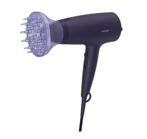 Uscator de par PHILIPS Seria 3000 BHD360/20, 6 viteze, 6 trepte temperatura, 2100W, Negru, L x A x I (mm) 90x295x215 - Img 3