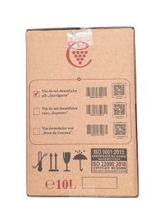 Vin Cricova Tramonto Sauvignon Alb Demidulce Bag in Box 10L - Img 2