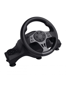 Volan racing Trust GXT 289 Movi Movi, conectivitate cu fir, 25 de butoane, console compatibile Nintendo Switch, Xbox Series S, Xbox Series X, Xbox One X, Xbox One S, Xbox One, PS4, PS4 Original, PS4 Pro, PS4 Slim, negru - Img 2