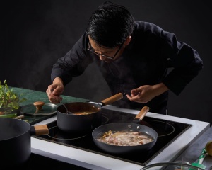 CASEROLA ALUMINIU + CAPAC 16X7.5CM, 1.4L, RIKITO WATANABE, SAMURAI GOURMET, COOKING BY HEINNER - Img 8