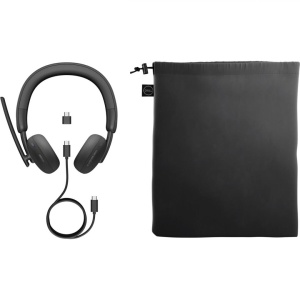 Casti Head-band DELL Pro Wireless Headset - WL3024, Wireless, Negru - Img 3