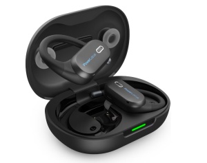 Casti In-ear POWERLOCUS Jumpy, Wireless, Negru - Img 2