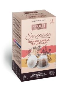 Ceai Evolet Sensation Rooibos Tea Vanilla 10 Capsule X 2.5 g