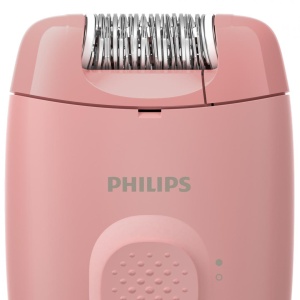 Epilator cu fir PHILIPS Seria 2000 BRE227/00, 1 viteza, 2 accesorii, Retea, Corai, L x A x I (mm) 110x40x145 - Img 3