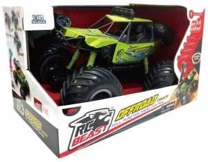 MASINUTA CU TELECOMANDA BIG FOOT, SCARA 1/10, 44CM, VERDE - Img 2