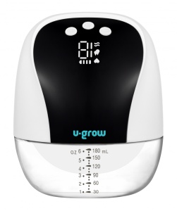 Pompa de san electrica si portabila,10 niveluri de extragere, 5 niveluri de masaj, display LED, functie de memorie, capacitate 180ml, U-Grow