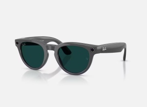 Ray-Ban Meta Headliner Gen 2 AI Glasses Shiny Asteroid Grey/Clear/Emerald Transitions RW4013 6702CE 50 - Img 2