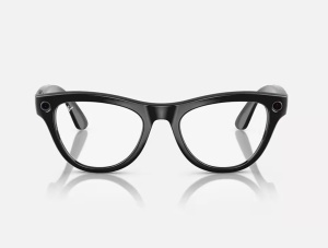 Ray-Ban Meta Sunglasses Skyler (Gen 1) – RW4010 601/MF 52 – Shiny Black / Clear Cerulean Blue - Img 3
