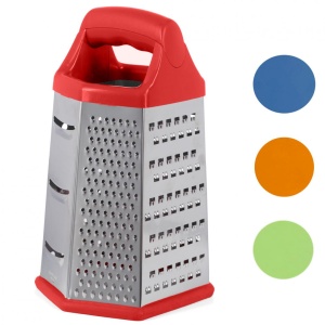 RAZATOARE 6 LATURI, 14X12X23 CM,,VANORA HOME (mix 4 culori in bax - 6 albastre, 6 portocalii, 6 rosii, 6 verzi))