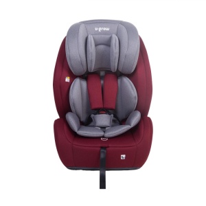 Scaun auto 76-150CM(15M-12Y), R129, isofix si top tether, rosu, U-Grow