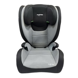 Scaun auto i-Size 100-150 cm , omologare R129,cu isofix , gri/negru, U-Grow