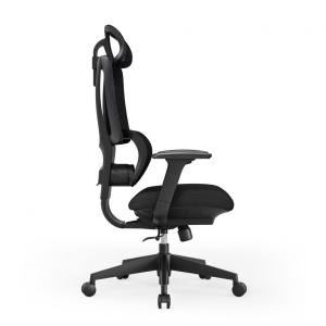 Scaun birou Serioux Aeromesh, Dimensiuni (LxAxÎ): 68,5x67x111-119cm, Capacitate greutate: 150 kg, Material suprafață: Material plasă, Material cadru: Fibră de sticlă de înaltă rezistență, Tip cotieră: Cotieră 3D, Tip pârghie pneumatică: Sistem de - Img 2