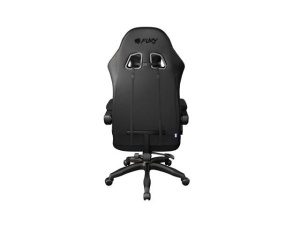 Scaun gaming FURY SHINAI S2, material piele ecologica+fabric, reglabil pe inaltime, greutate maxima suportata 120 kg, inaltime scaun reglabil 42 - 49 cm, spatar ajustabil 135°, dimensiuni roti 51mm, echipat cu piston cu gaz clasa 3, negru - Img 3