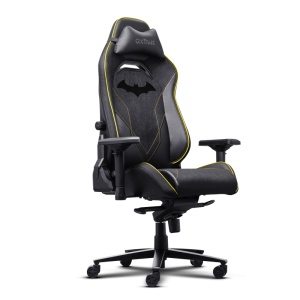 Scaun gaming Trust GXT 721BM Ruya Pro Premium, 5 roti, ridicare pe gaz clasa 4, adjustabil pe inaltime, material piele PU, greutate maxima suportata 150 kg, negru