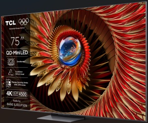 Televizor TCL QD-MiniLED 75Q8C, 189 cm, Smart Google TV, 4K Ultra HD, 144Hz, Bang & Olufsen - Img 3