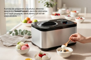Aparat de făcut înghețată HEINNER SweetFreeze HICM-DW154SSBK - Img 8