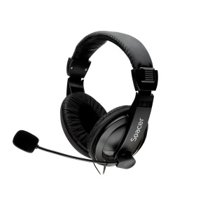 Casti Head-band SPACER SPK-222, Wired, Negru