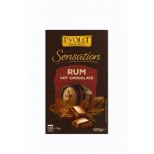 Ciocolata Calda Cu ROM Evolet Sensation 8 plicuri x 15g