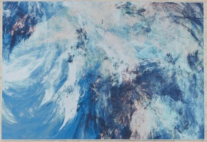 Covor Heinner cu print digital 3D 70x140 cm Galaxy - Img 1